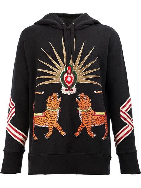 gucci tiger hoodie embroidered